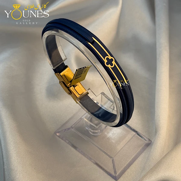 دستبند طلا چرم ونکلیف زنانه